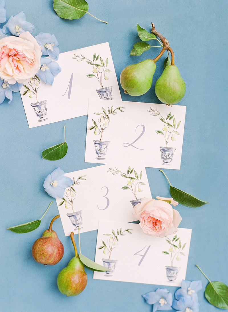 table cards provence