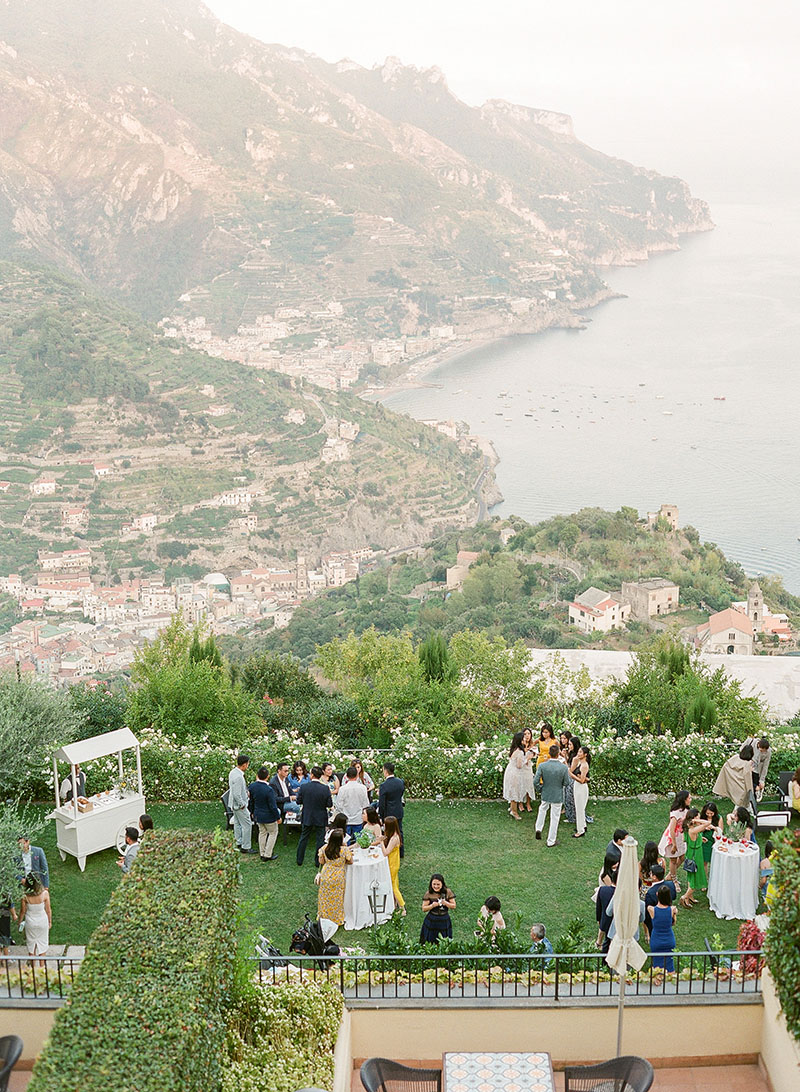 Summer Amalfi Coast Wedding at Villa Cimbrone | Oliver Fly Photography